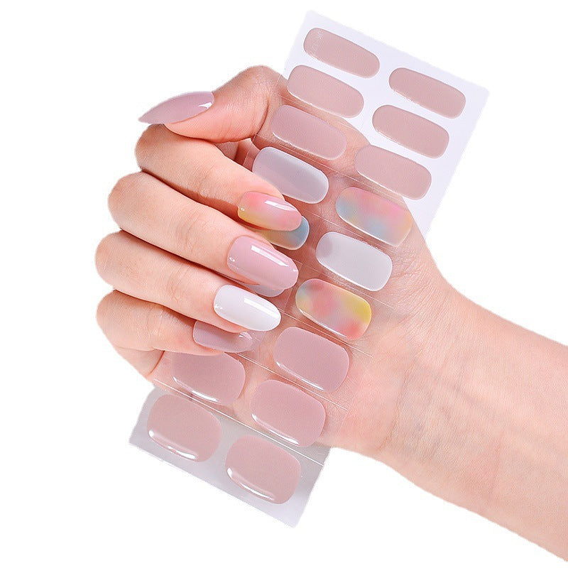 UV Phototherapy Semi-curing Gel Semi-baked Nail Sticker