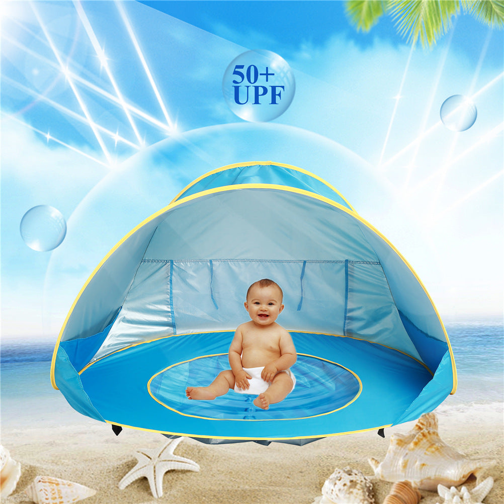 Baby Strand Zelt Kinder Outdoor Camping Einfach Falten Wasserdicht Up Sonne Markise Zelt UV-schutz