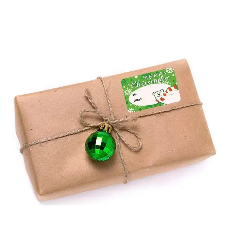 250 Stickersroll Stickers Christmas Holiday Decoration Gift Series Sticker Labels - Bellarte Enchanté 250 Stickersroll Stickers Christmas Holiday Decoration Gift Series Sticker Labels