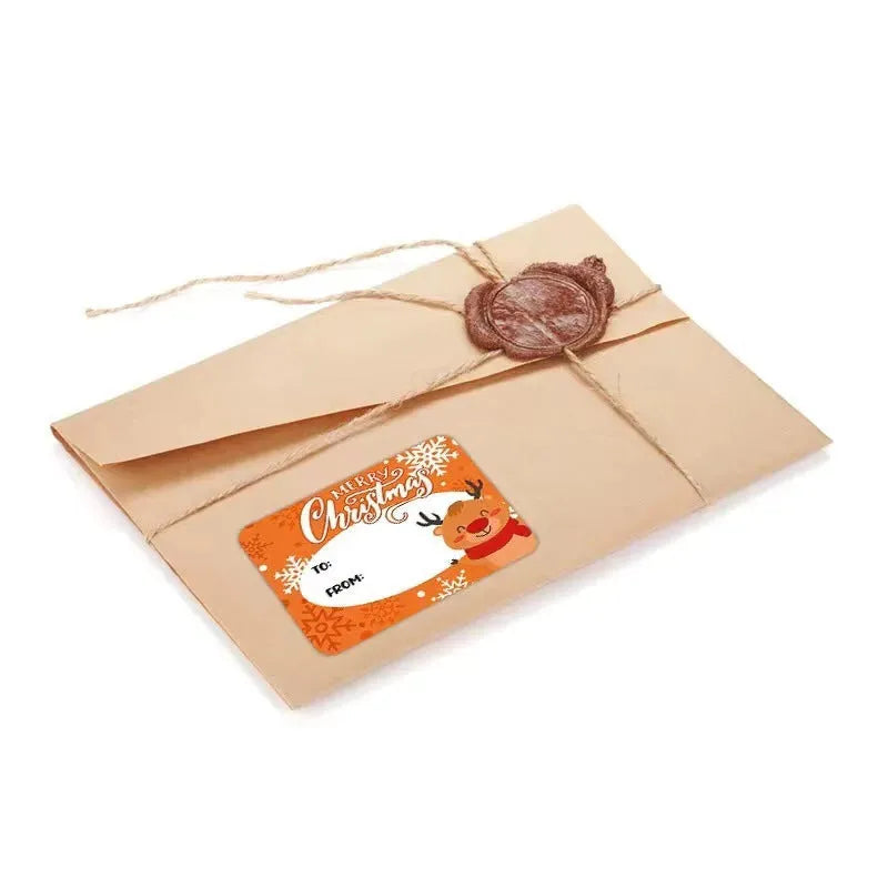 250 Stickersroll Stickers Christmas Holiday Decoration Gift Series Sticker Labels - Bellarte Enchanté 250 Stickersroll Stickers Christmas Holiday Decoration Gift Series Sticker Labels