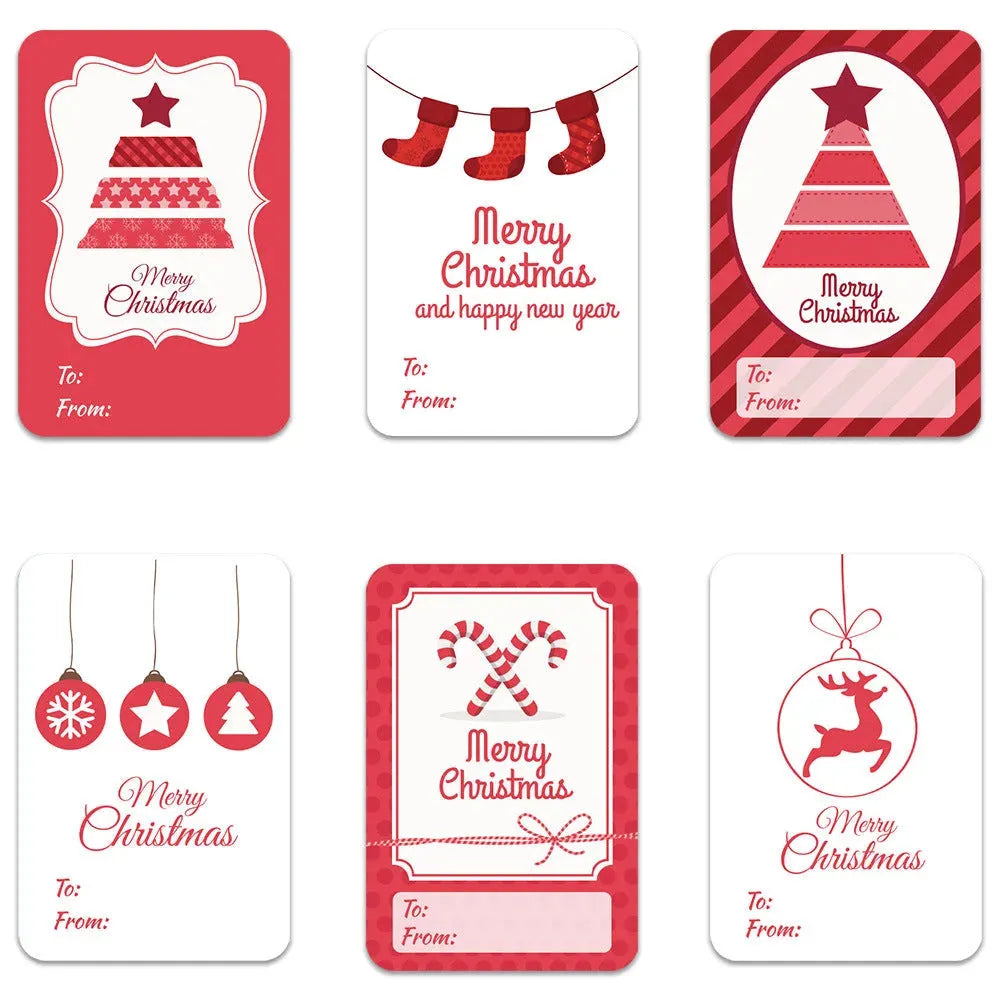 250roll Stickers Christmas Holiday Decoration Gifts - Bellarte Enchanté 250roll Stickers Christmas Holiday Decoration Gifts