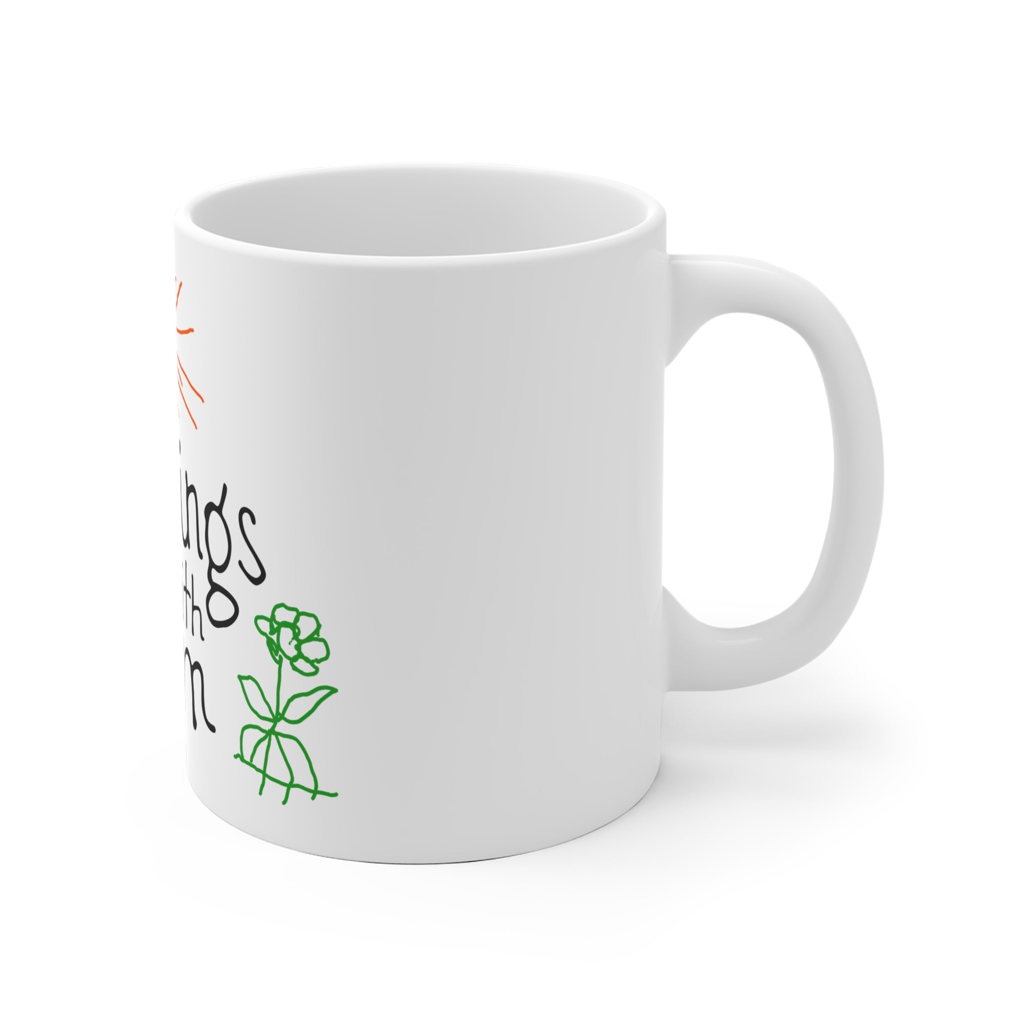 Mornings Start With Mom Ceramic Mug