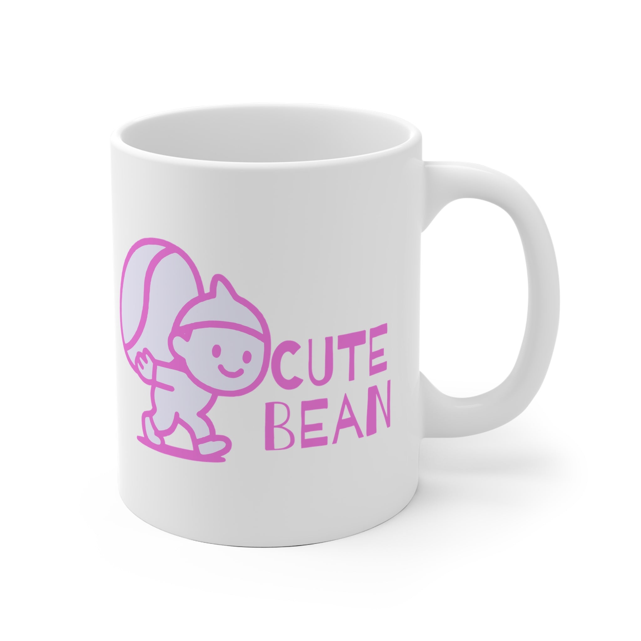 Cute Bean Cartoon Ceramic Mug