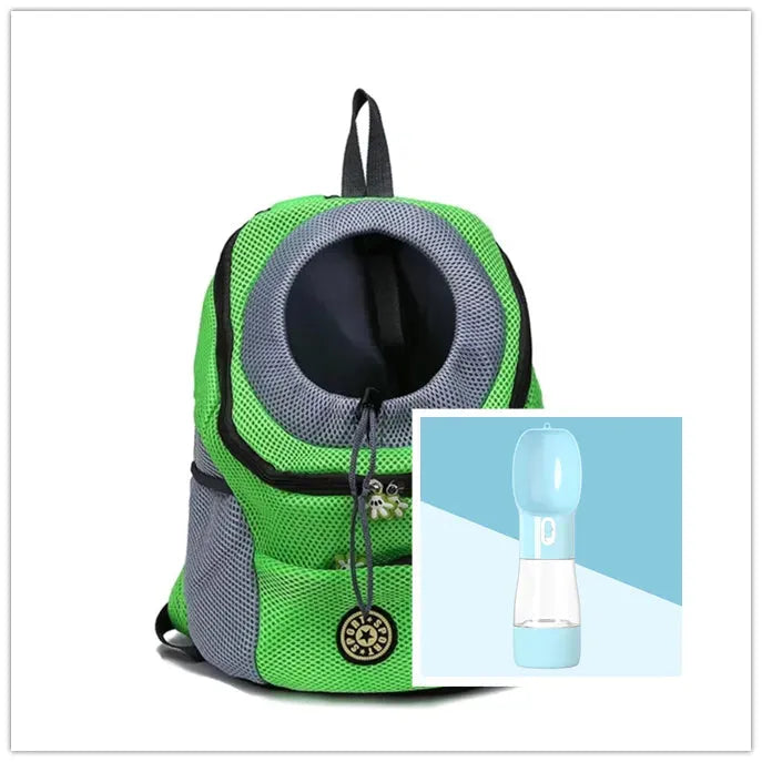 Pet Dog Carrier Carrier For Dogs Backpack Out Double Shoulder Portable Travel Outdoor Carrier Bag Mesh - Bella Enchanté