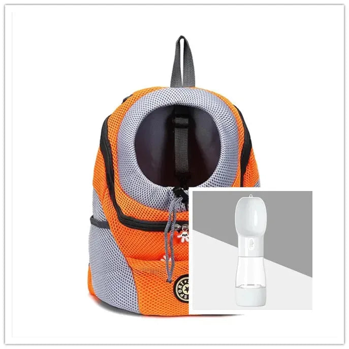 Pet Dog Carrier Carrier For Dogs Backpack Out Double Shoulder Portable Travel Outdoor Carrier Bag Mesh - Bella Enchanté