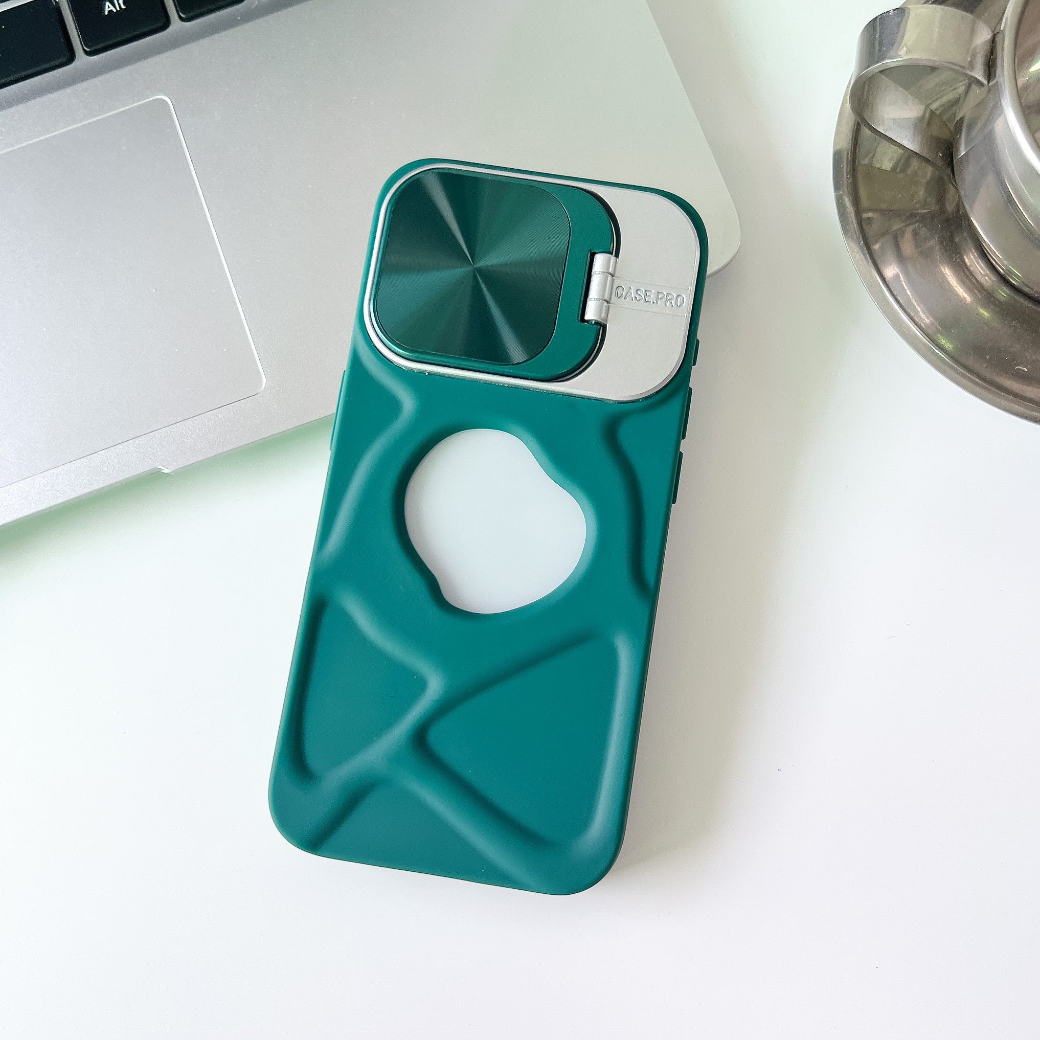 CD Pattern Lens Bracket Magnetic Sucker Phone Case Application Trend
