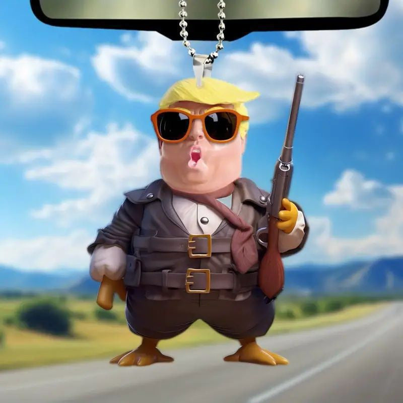 Car Decoration Pendant Trump Car Rearview Mirror Decoration Pendant