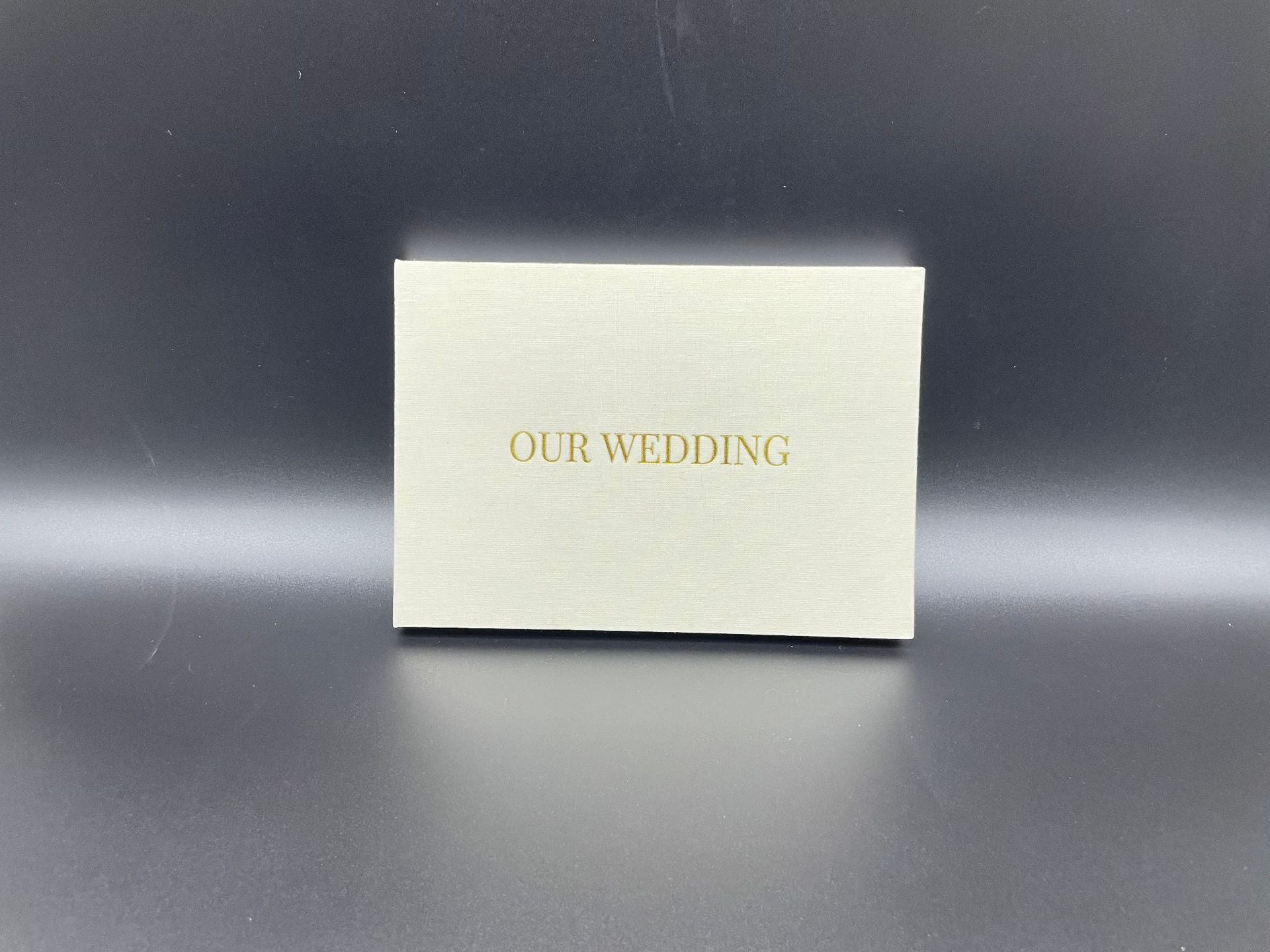 Wedding 7 Inch Video Linen Greeting Card