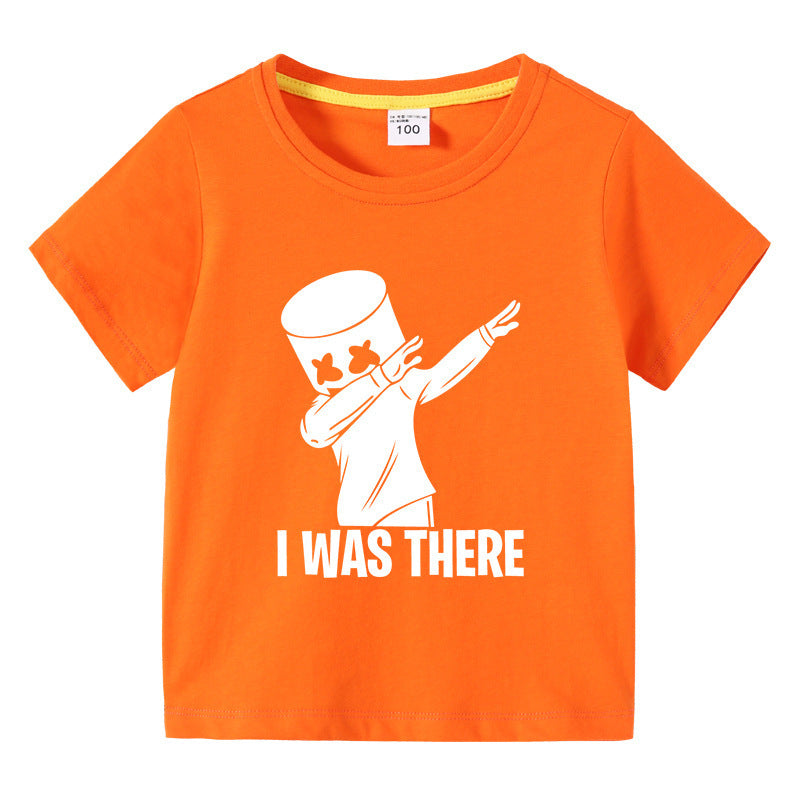 Children's summer short sleeved T-shirt
