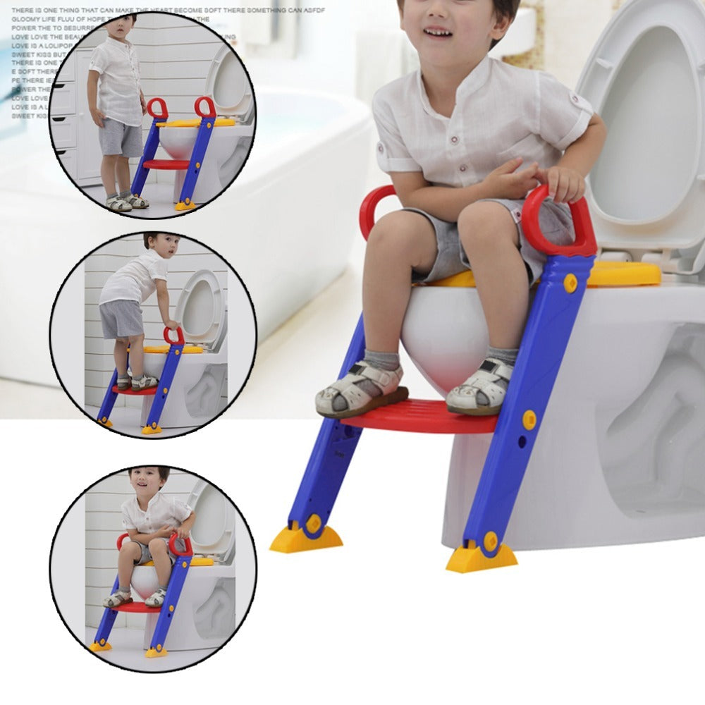 3-in-1 Baby Infant Potty Training Toilet Safety Chair - Bellarte Enchanté 3-in-1 Baby Infant Potty Training Toilet Safety Chair