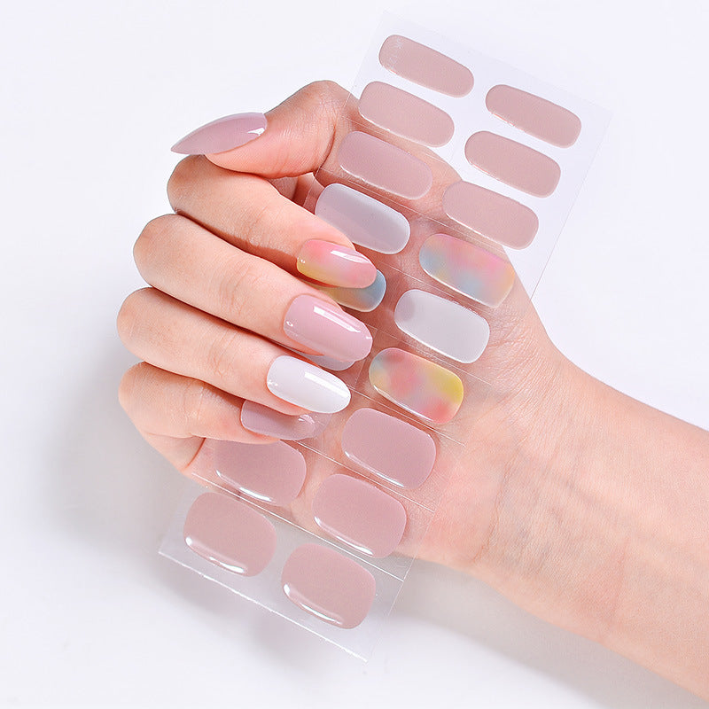UV Phototherapy Semi-curing Gel Semi-baked Nail Sticker