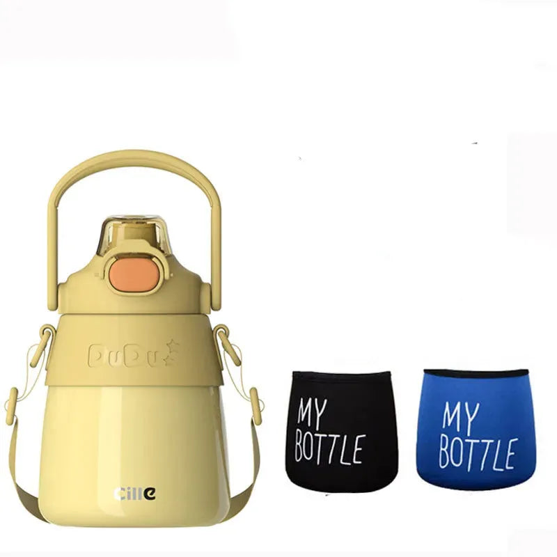 316 Stainless Steel Large Capacity Insulation Cup Movement - Bellarte Enchanté 316 Stainless Steel Large Capacity Insulation Cup Movement