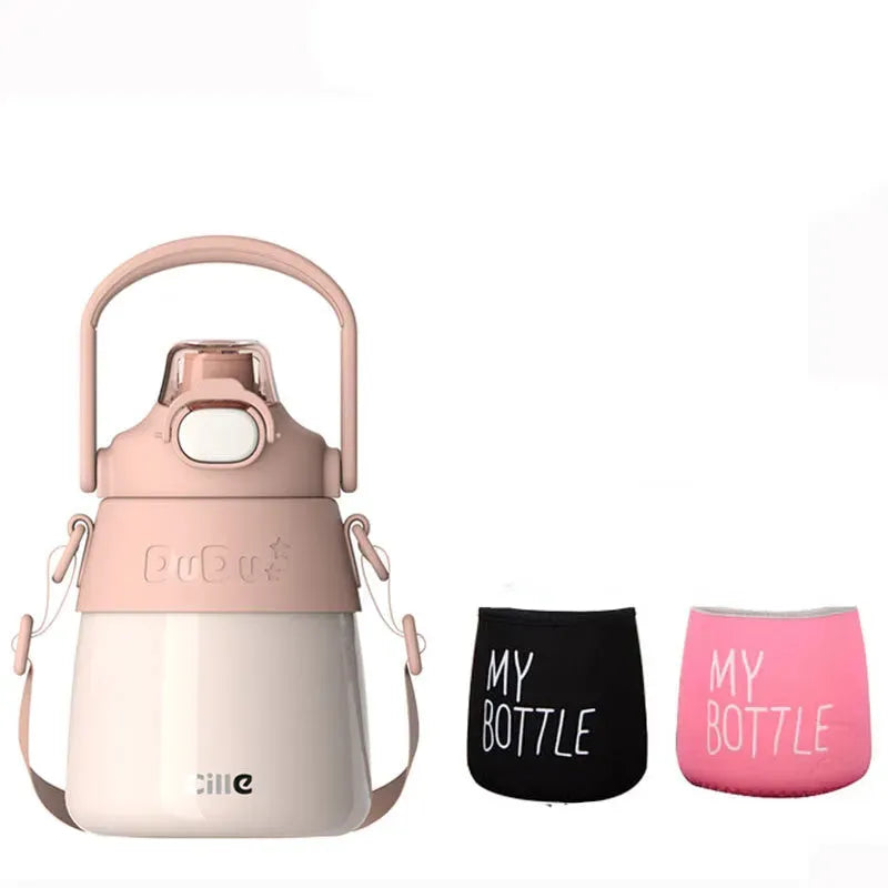 316 Stainless Steel Large Capacity Insulation Cup Movement - Bellarte Enchanté 316 Stainless Steel Large Capacity Insulation Cup Movement