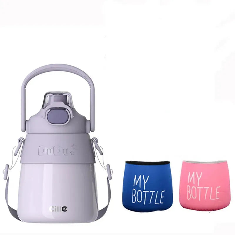 316 Stainless Steel Large Capacity Insulation Cup Movement - Bellarte Enchanté 316 Stainless Steel Large Capacity Insulation Cup Movement