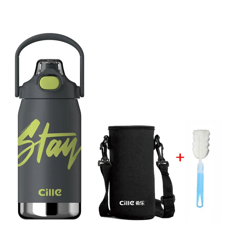 316 Stainless Steel Large Capacity Insulation Cup Movement - Bellarte Enchanté 316 Stainless Steel Large Capacity Insulation Cup Movement