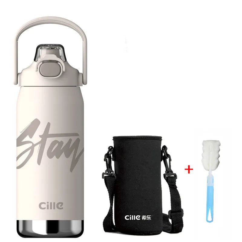 316 Stainless Steel Large Capacity Insulation Cup Movement - Bellarte Enchanté 316 Stainless Steel Large Capacity Insulation Cup Movement