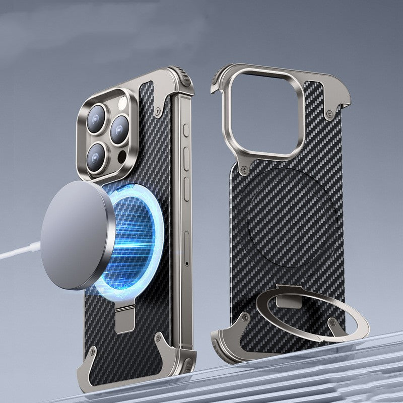 Carbon Fiber Phone Shell Metal