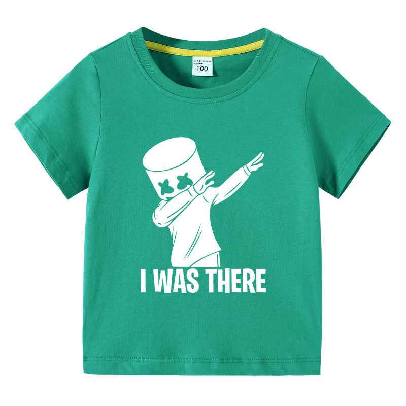 Children's summer short sleeved T-shirt