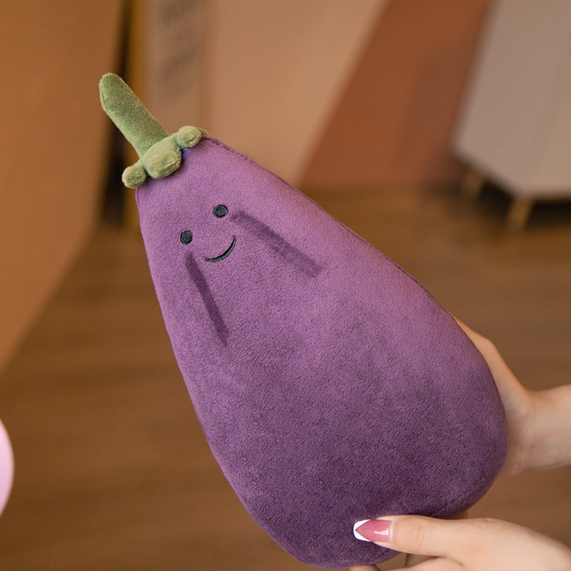 Mr. Eggplant Doll Plush ToyPillow Creative