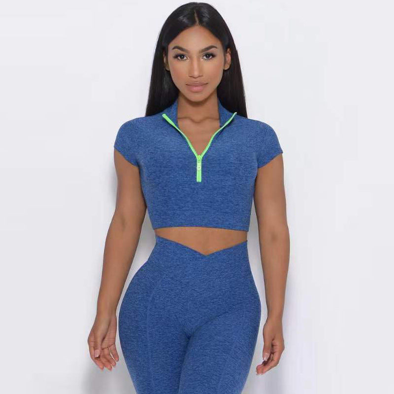 European and American Yoga Suit Set