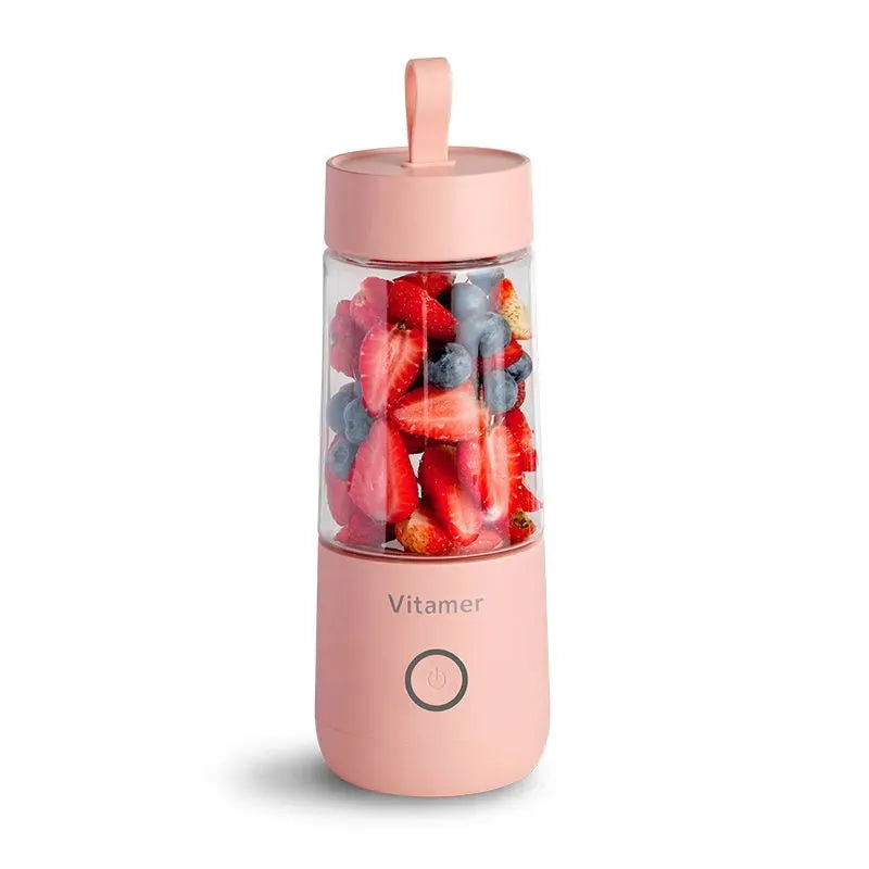 350ml Portable Blender Juicer Electric USB Rechargeable Mixer Smoothie Slushy Cup Fresh Juice Blender Bottle USB Charging Kitchen Gadgets - Bellarte Enchanté 350ml Portable Blender Juicer Electric USB Rechargeable Mixer Smoothie Slushy Cup Fresh Juice Blender Bottle USB Charging Kitchen Gadgets