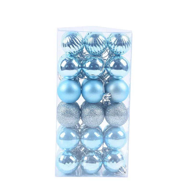 36 PCs Christmas Color Ball Whole Box Set - Bellarte Enchanté 36 PCs Christmas Color Ball Whole Box Set