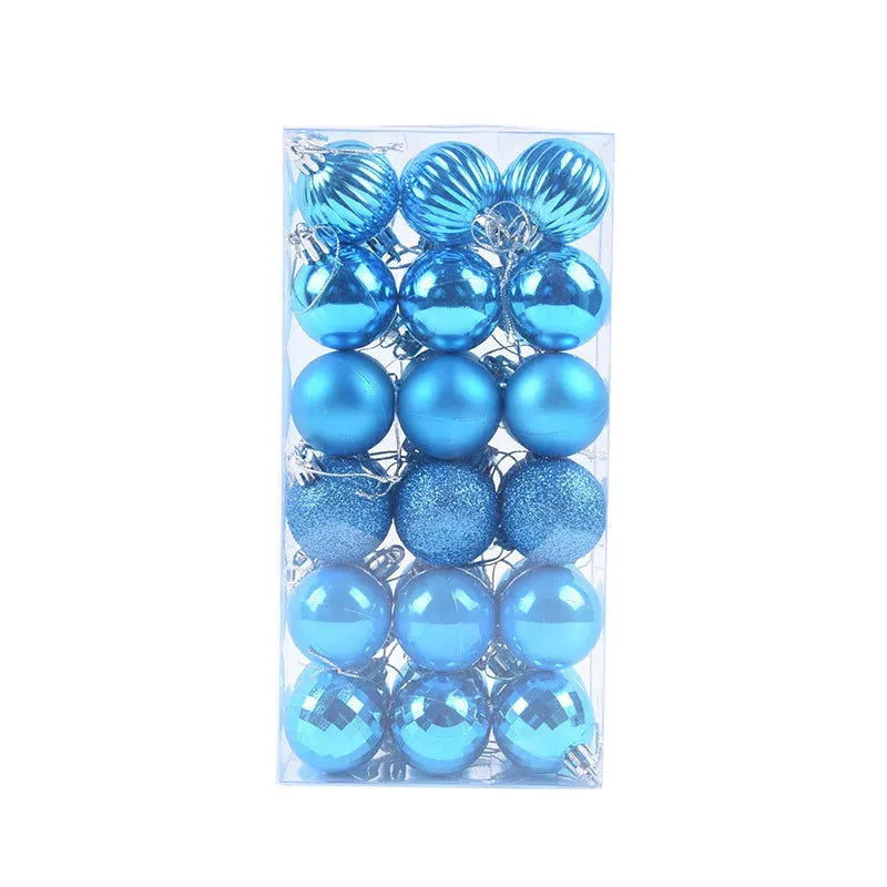 36 PCs Christmas Color Ball Whole Box Set - Bellarte Enchanté 36 PCs Christmas Color Ball Whole Box Set