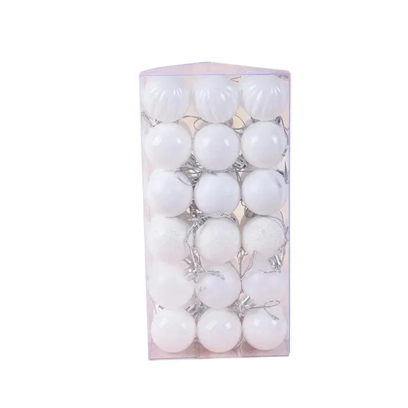 36 PCs Christmas Color Ball Whole Box Set - Bellarte Enchanté 36 PCs Christmas Color Ball Whole Box Set