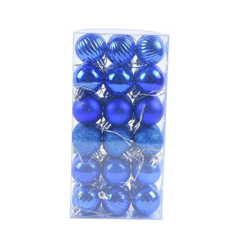 36 PCs Christmas Color Ball Whole Box Set - Bellarte Enchanté 36 PCs Christmas Color Ball Whole Box Set