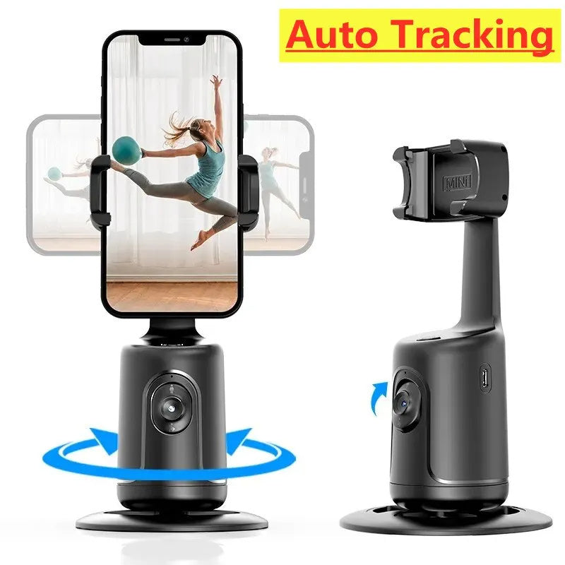 360 Auto Face Tracking Gimbal AI Smart Gimbal Face Tracking Auto Phone Holder For Smartphone Video Vlog Live Stabilizer Tripod - Bellarte Enchanté 360 Auto Face Tracking Gimbal AI Smart Gimbal Face Tracking Auto Phone Holder For Smartphone Video Vlog Live Stabilizer Tripod