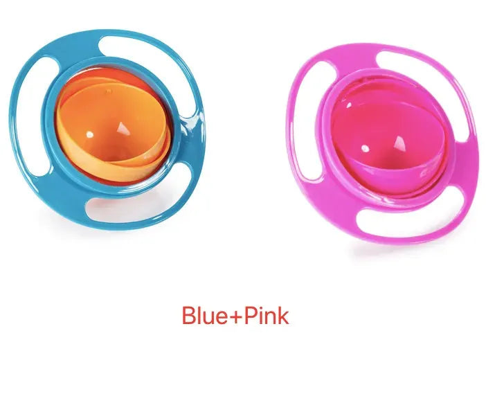 360 Rotate Universal Spill-Proof Bowl Dishes - Bellarte Enchanté 360 Rotate Universal Spill-Proof Bowl Dishes