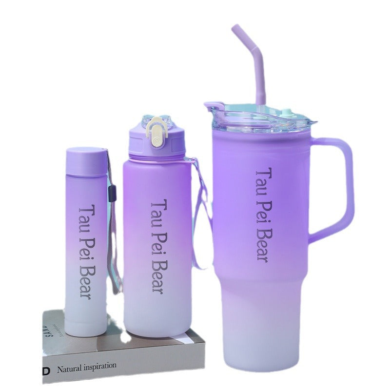 40oz Cup Gradient Three-piece Set