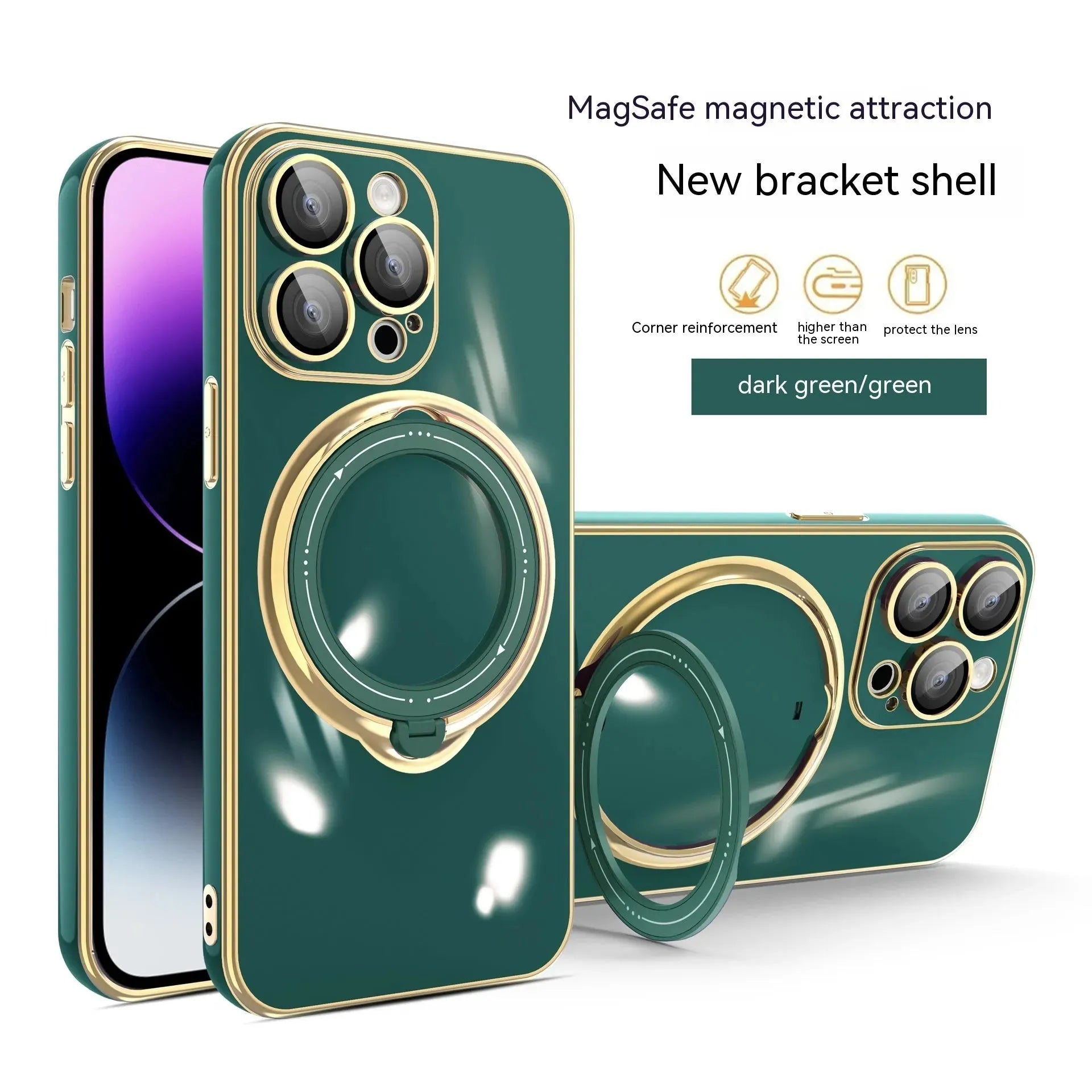 Electroplated Magnetic Suction Phone Case - Bella Enchanté