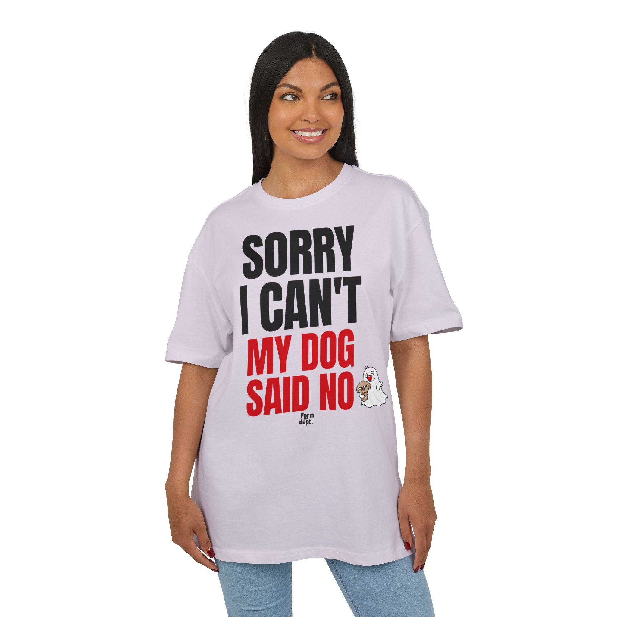 Sorry I Can’t My Dog Said No Graphic Dog Lover T-Shirt