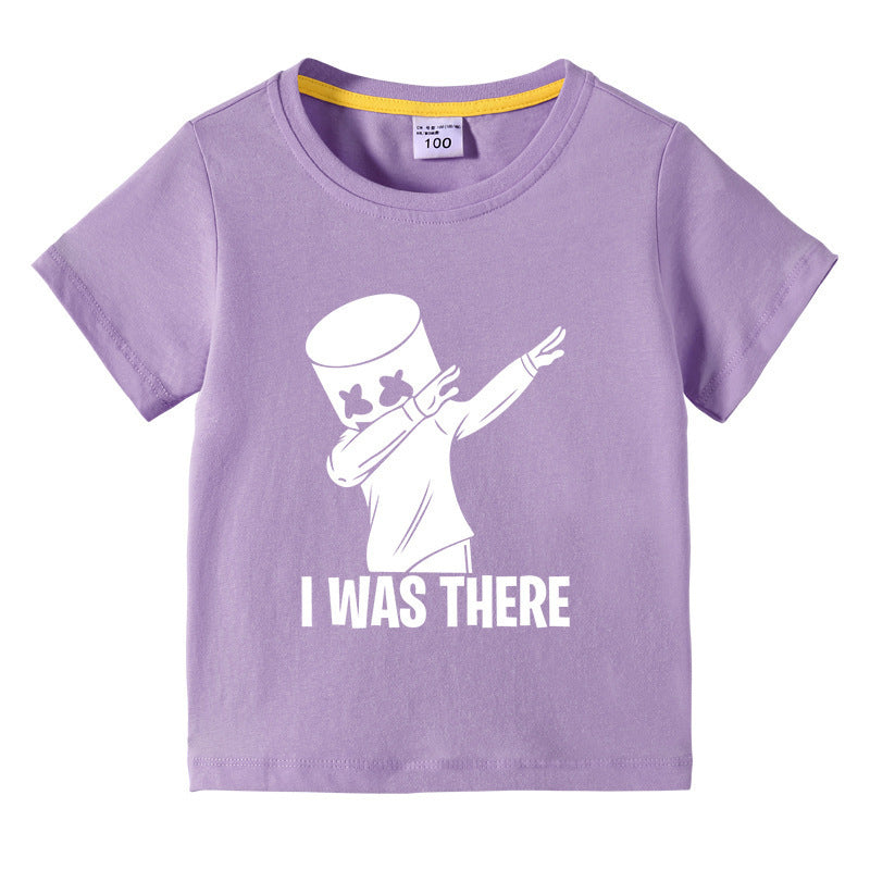 Children's summer short sleeved T-shirt