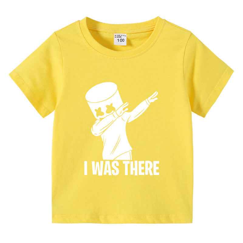 Children's summer short sleeved T-shirt