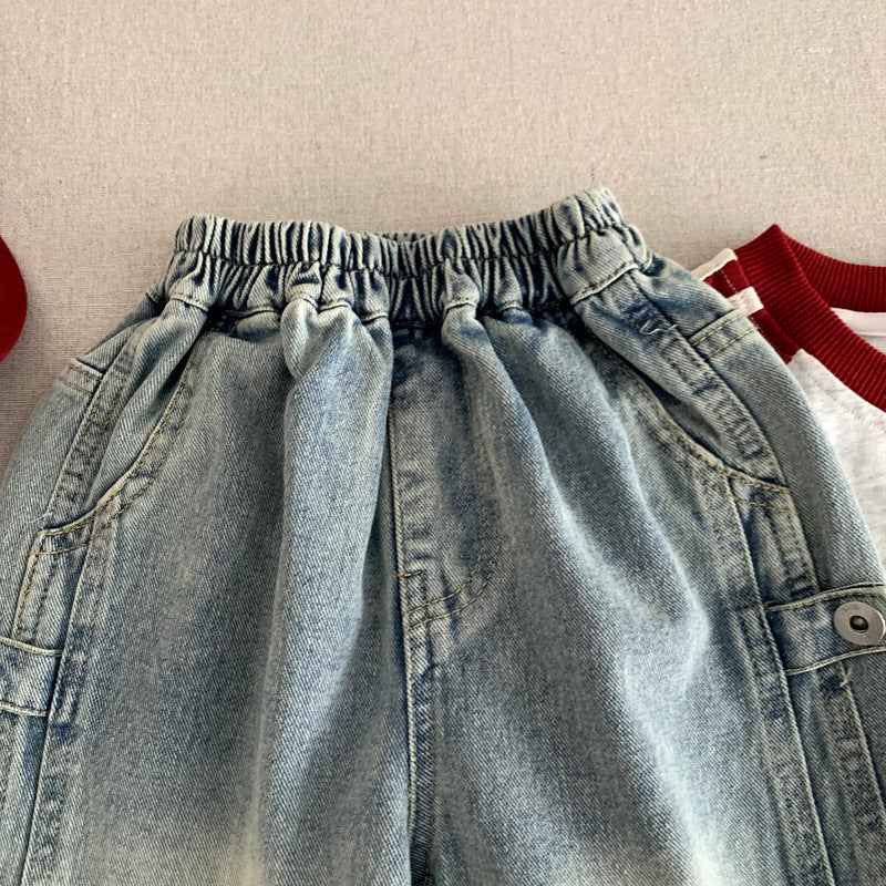 Children's Baby Spring and Autumn Boys' Jeans