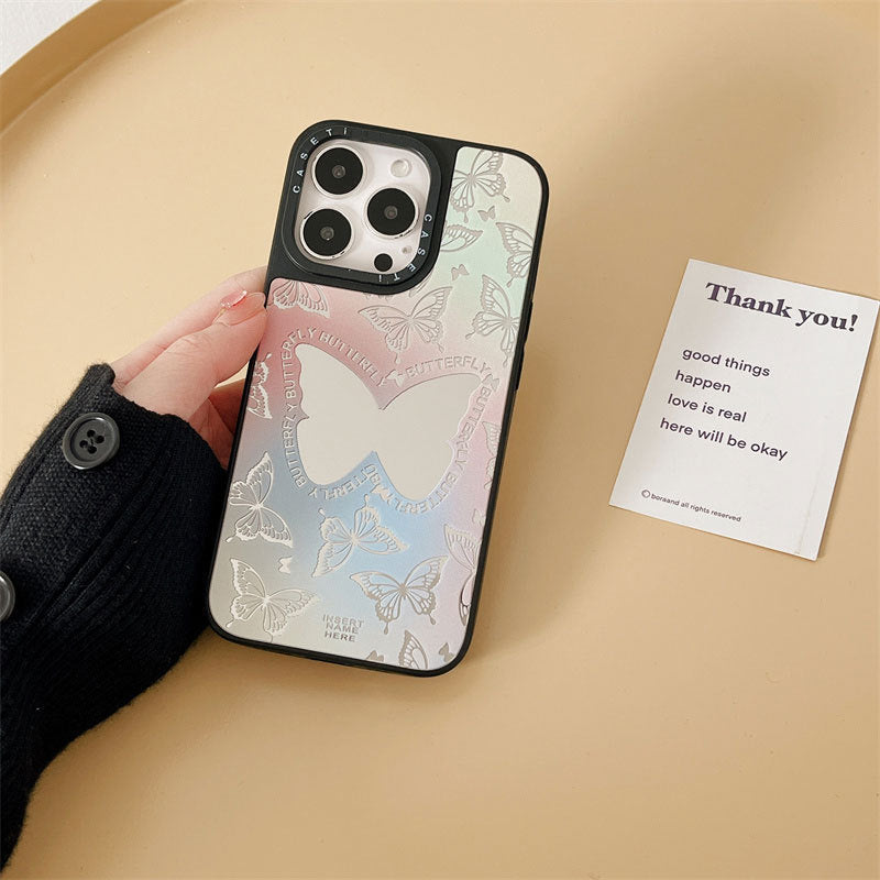 Ins Style Inspirational Letter Mirror Phone Case