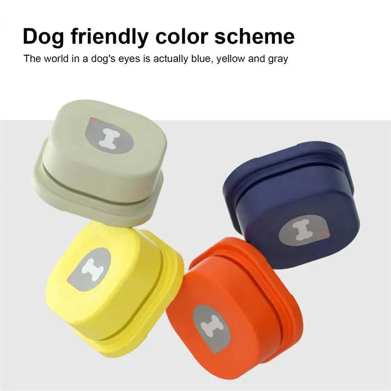 4 Colors Pet Communication Button One-click Prevent Physical Inactivity Recordable Dog Talking Button Toy Cat Toy Pet Products - Bellarte Enchanté 4 Colors Pet Communication Button One-click Prevent Physical Inactivity Recordable Dog Talking Button Toy Cat Toy Pet Products