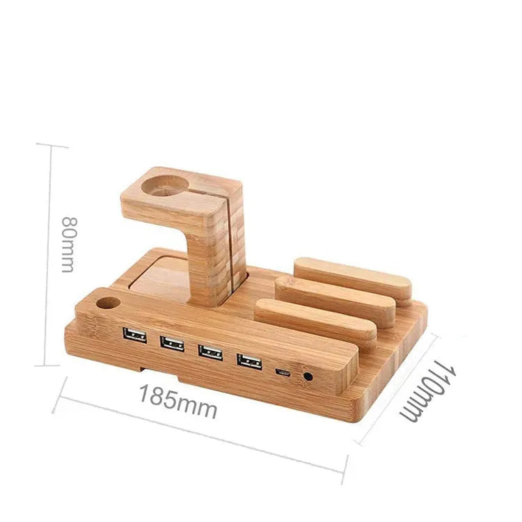 4-Port USB mobile phone charging stand base - Bellarte Enchanté 4-Port USB mobile phone charging stand base