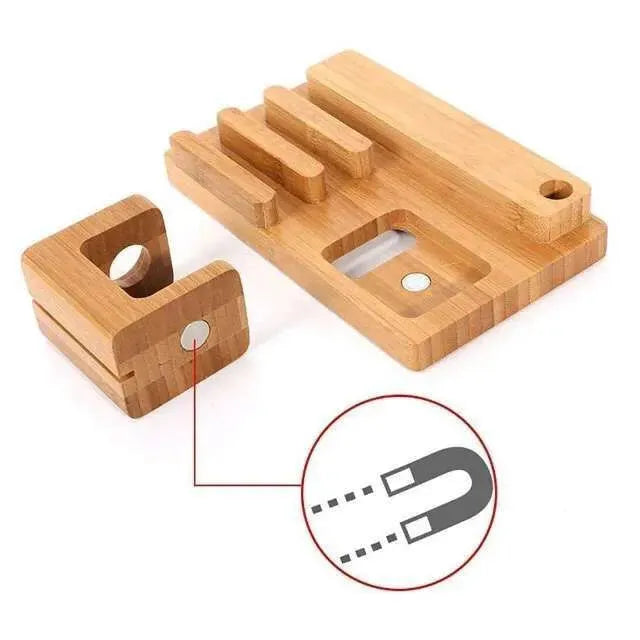 4-Port USB mobile phone charging stand base - Bellarte Enchanté 4-Port USB mobile phone charging stand base