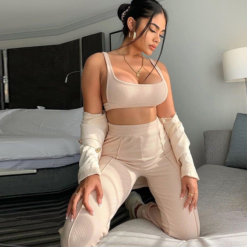 Two-piece fashion vest and trousers