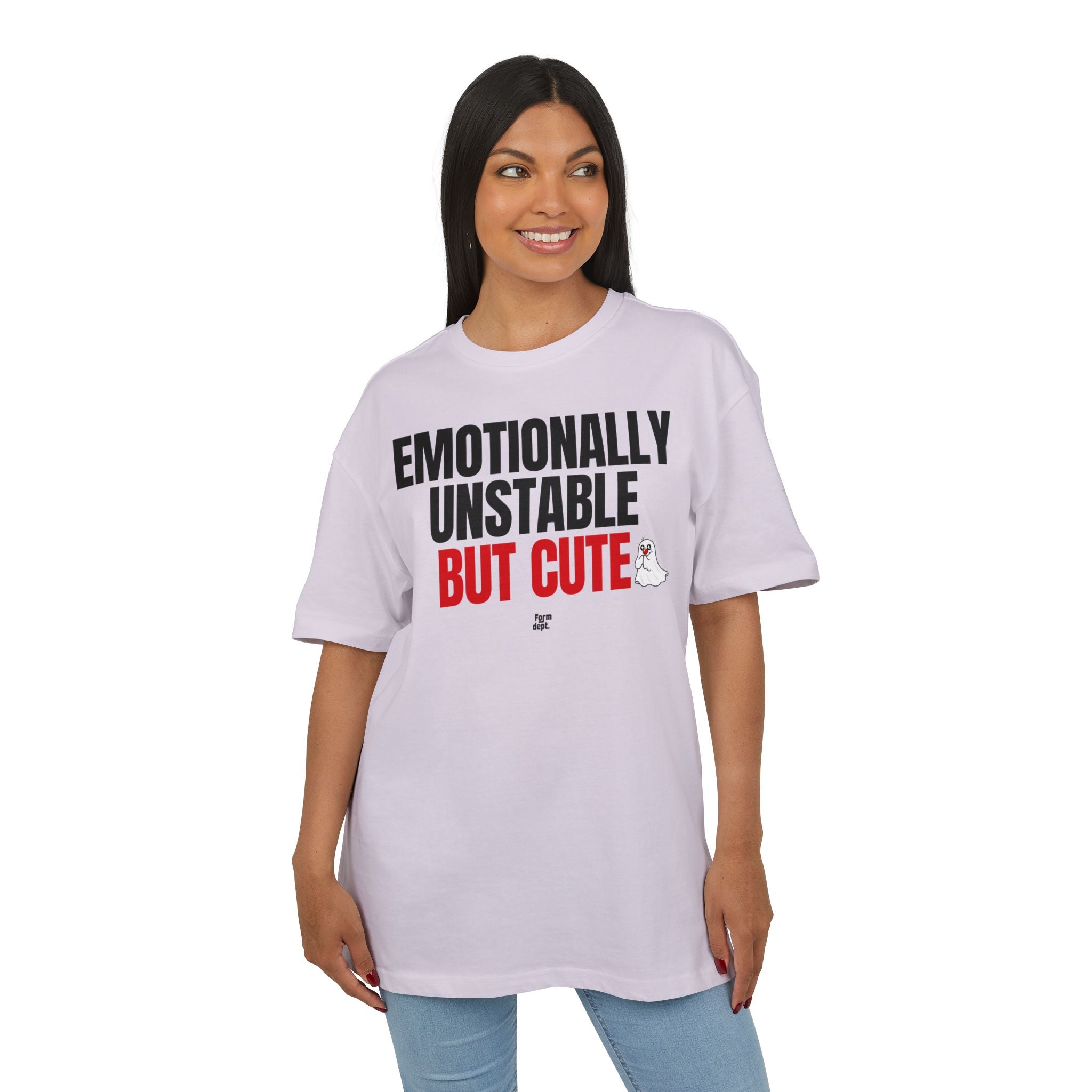 Emotionally Unstable But Cute Oversized T-Shirt