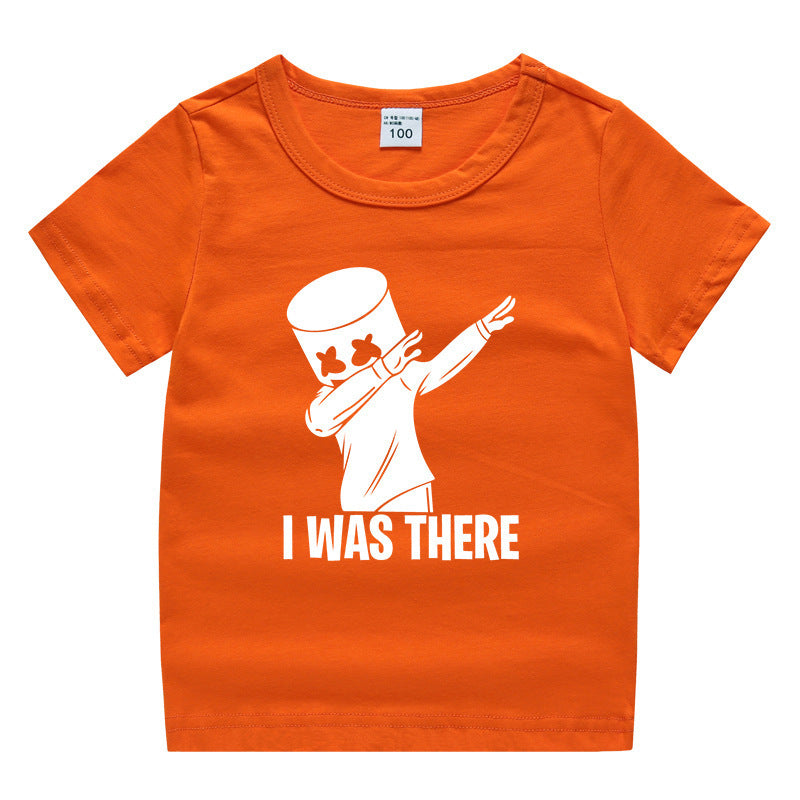 Children's summer short sleeved T-shirt