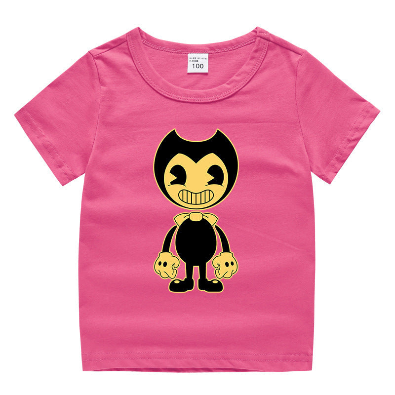Children's summer short sleeved T-shirt