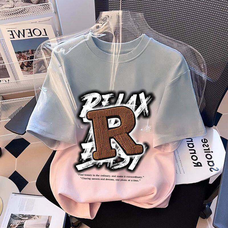 Casual Gradient Color Breathable Short Sleeve T-Shirt for Kids