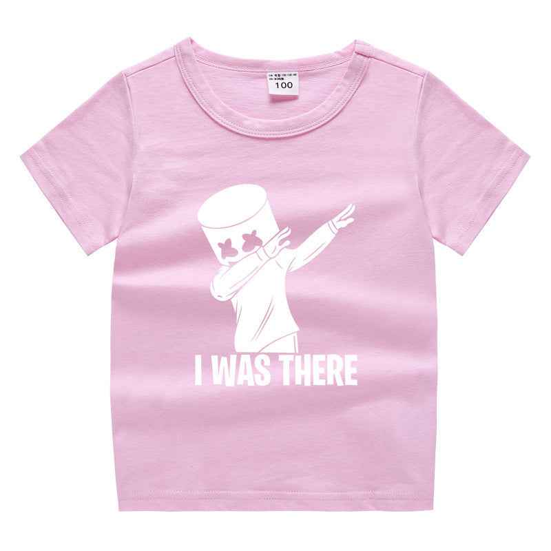 Children's summer short sleeved T-shirt