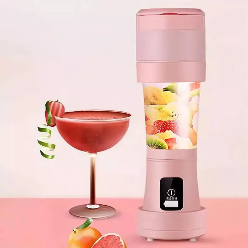 450ML Mini Portable Blender Mixer Cooking Appliances Food Processor Food Mixers Smoothie Blenders Cup Juicers Kitchen Appliance - Bellarte Enchanté 450ML Mini Portable Blender Mixer Cooking Appliances Food Processor Food Mixers Smoothie Blenders Cup Juicers Kitchen Appliance