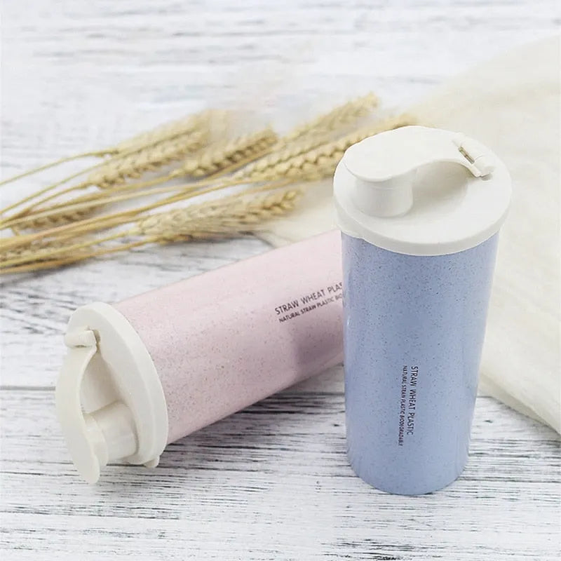 450ml Nordic Wheat Straw Water Bottle Cup - Bellarte Enchanté 450ml Nordic Wheat Straw Water Bottle Cup