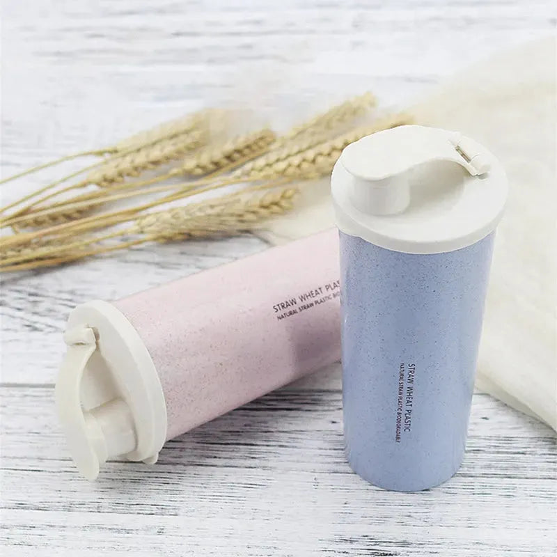 450ml Nordic Wheat Straw Water Bottle Cup - Bellarte Enchanté 450ml Nordic Wheat Straw Water Bottle Cup